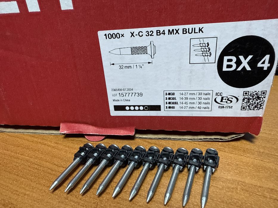 Cuie hilti bx4 originale 20,32,38,45 mm