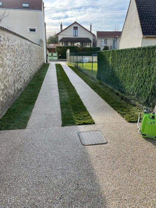 Beton amprentat dezactivat