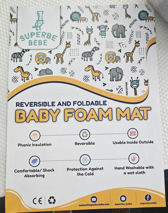 Saltea covor pentru bebelusi si copii mici Superbe Bebe