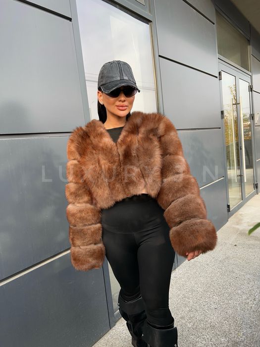 Blana superba naturala scurta vulpe