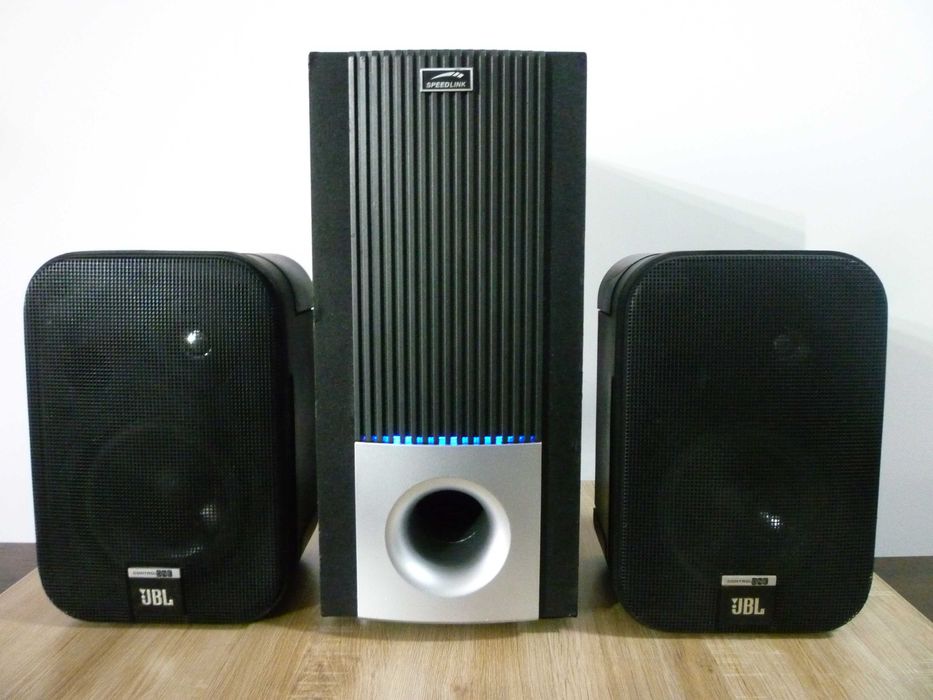 sistem audio jbl cu subwoofer    speedlink activ  2+1