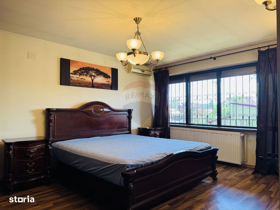 Casă de închiriat | 4 camere | Teren 530 mp | Otopeni