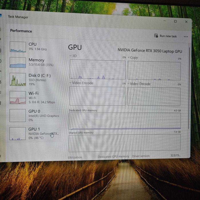 HOPE AMANET P8 Asus Tuf F15 i5 12500H 16 GB Ram 512 SSD Nvidia GTX 3050 4 GB