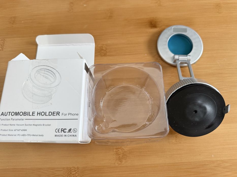 Suport auto Phone MagSafe 360° Rotatable Suction Cup – Black