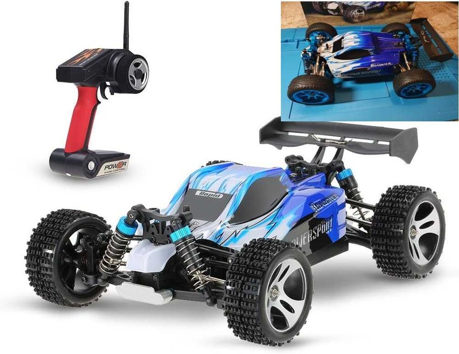 RC Бъги WLtoys A959 50km/h  1/18 4WD с модификации