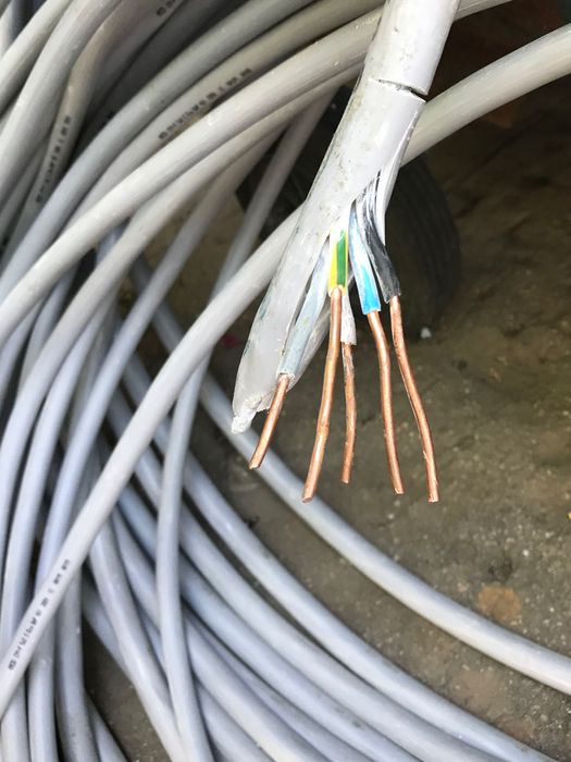 Cablu electric cupru cyyf 5x2,5  5x1,5