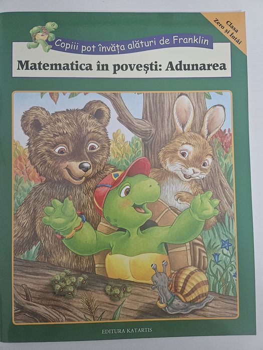 Set 3 cărți educative Franklin – Matematică în povești