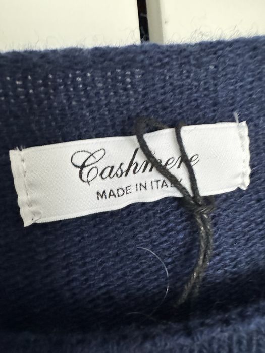 Pulover bleumarin Cashmere Italy nou marimea S