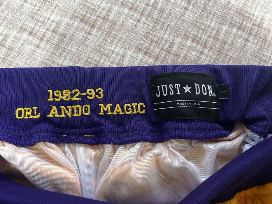 Оригинални Just Don NBA шорти LA Lakers/Orlando Magic- размер L