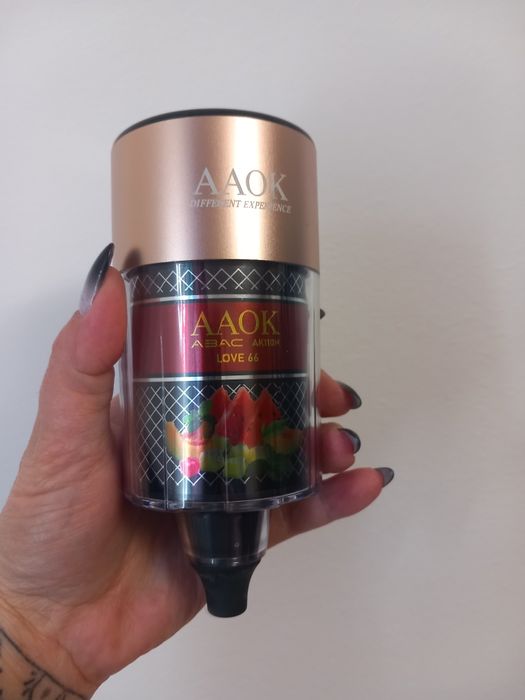 Mega ofertă! Set 2 Vape-uri AAOK 110k, COMPATIBIL cu NARGHILEA,2 arome