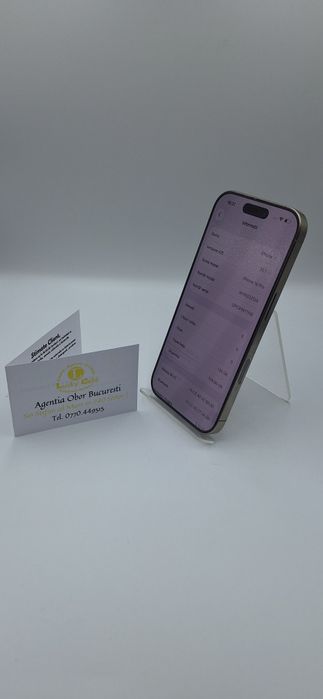 IPhone 16 Pro 128 GB 100% Baterie Garantie/Factura #53086