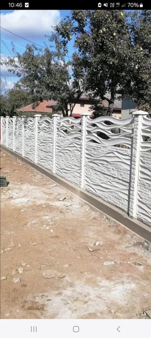 Garduri beton gard prefabricat Dâmbovița Ilfov Giurgiu