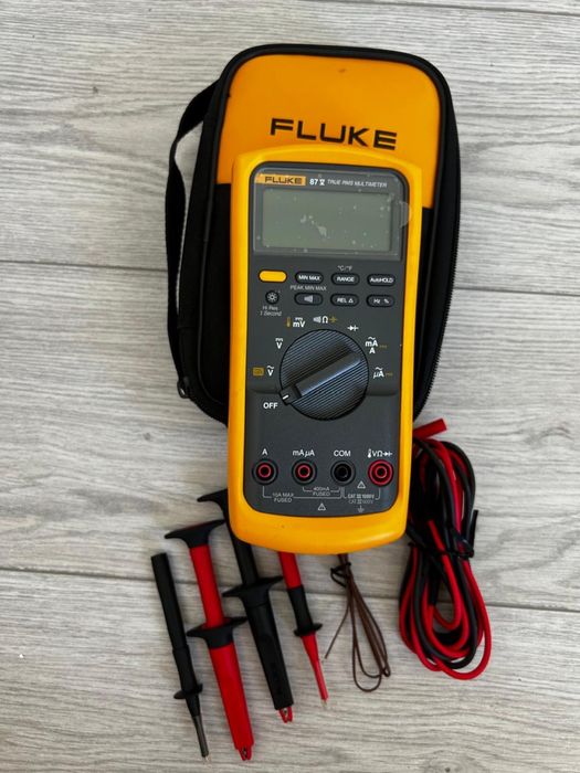 Мультиметр Fluke 87V True RMS (оригинал) + чехол и щупы