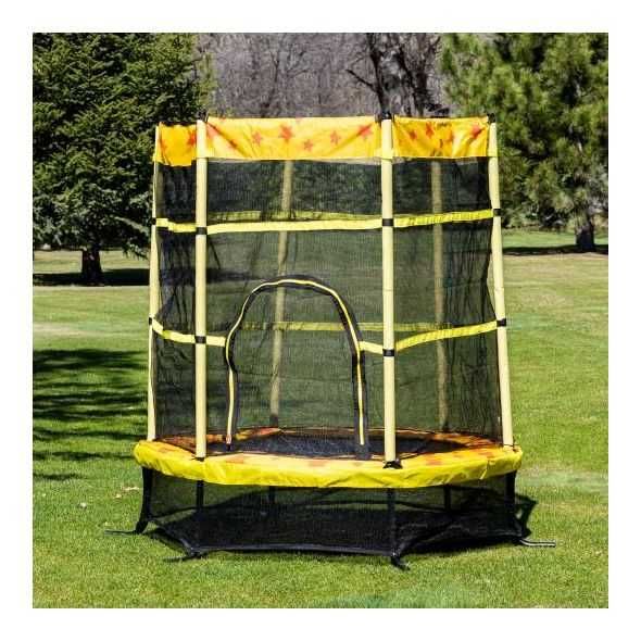 Батут Playtime Funny 140см Жълт - НОВ