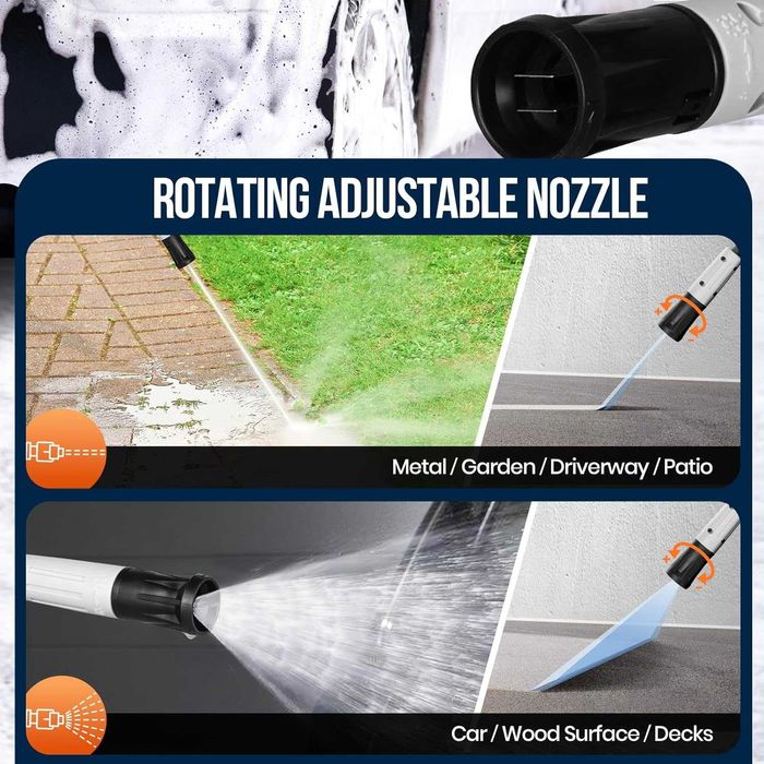 Водоструйка за измиване под високо налягане, 2000 W 160 бара