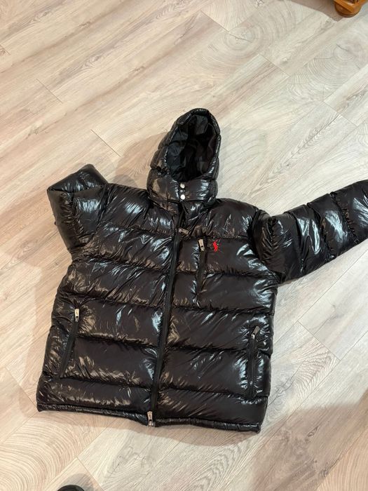 Puffer Polo Ralph Lauren – Black Glossy – Mărimea M – Winter Jacket