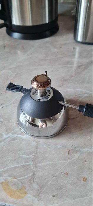 Набор для варки кофе: Горелка Rekrow + подставка для турки/moka pot