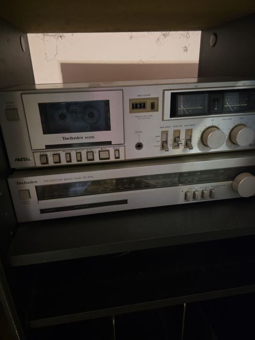 Deck de casete vintage Technics RS-M215.