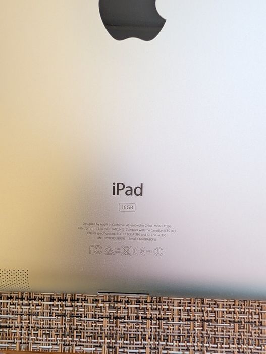 Tableta iPad 2  Model A1396