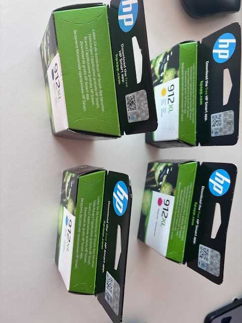 Set 4 cartuse HP 912 XL Originale, Sigilate