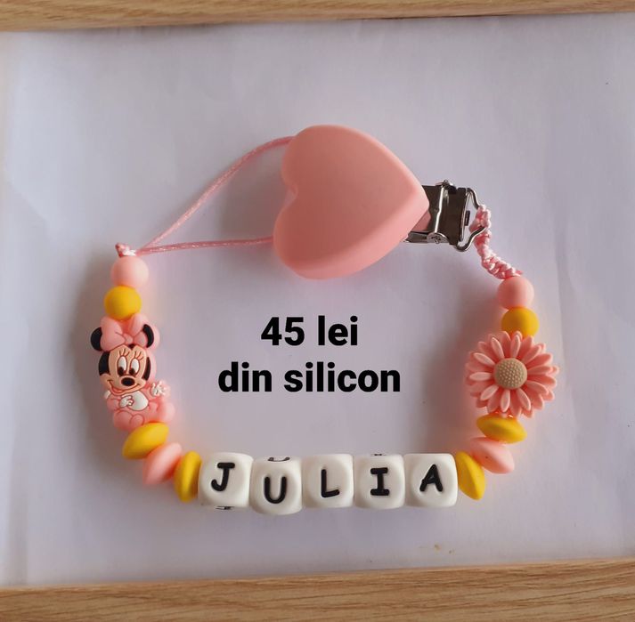 Lantisoare de suzeta din silicon