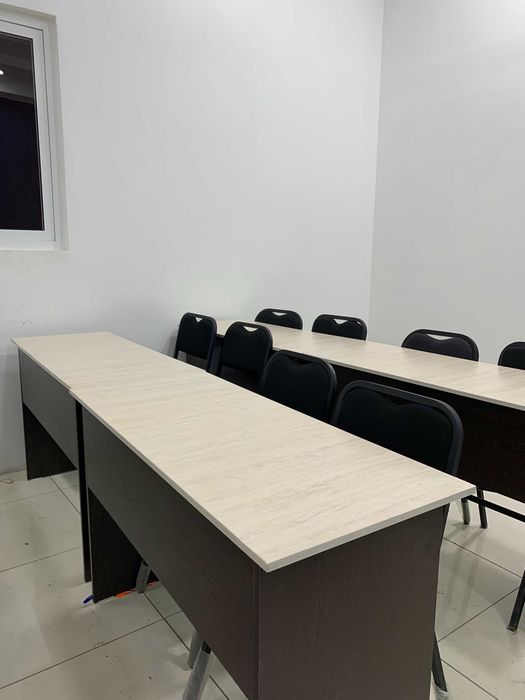 O'quv markazi va ofis uchun 20 ta parta-stul to'plami (Ideal)