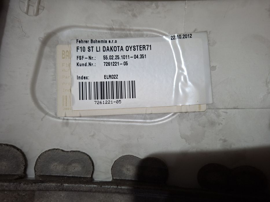Interior Piele complet BMW Seria 5 F10 Sport Pachet – Dakota Oyster Crem cu Încălzire și Perdeluțe