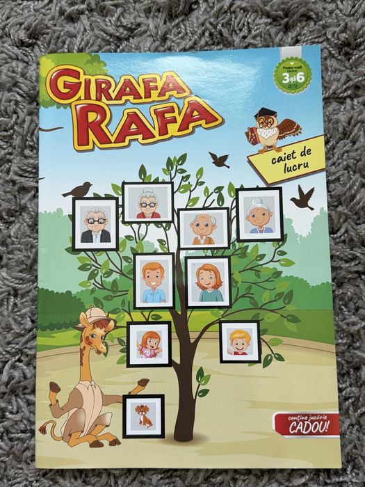 Set carti Girafa Rafa 3-6 ani