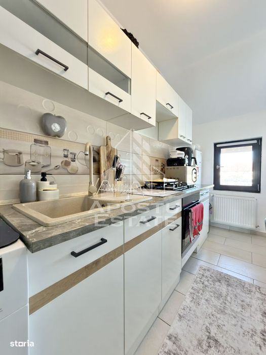 Apartament cu 2 camere complet mobilat si utilat la etajul 1 in Giroc