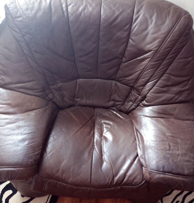 Set piele naturala living 3 bucati