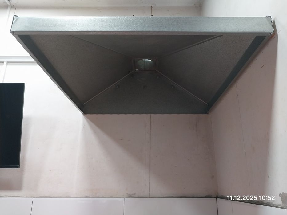 вытяжка для кухни из оцинковки