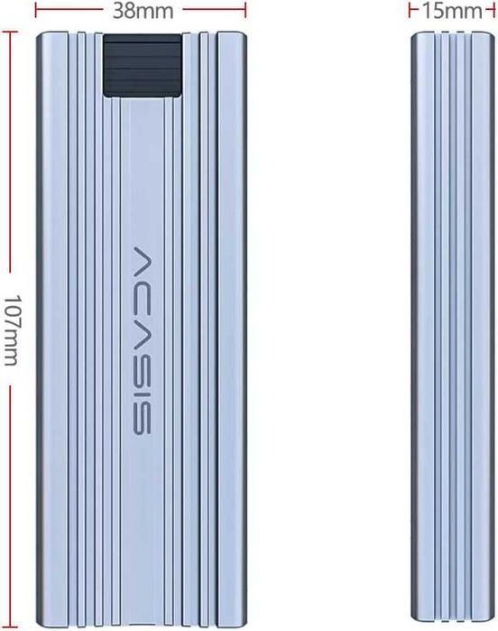 ACASIS Adaptor SSD M.2 NGFF NVMe la USB 3.0 / USB-C rack cu carcasa