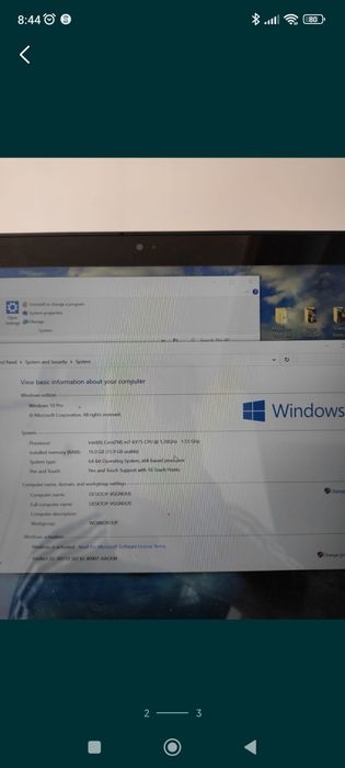 Laptop и Таблет 2в1 Lenovo X1 16gb ram