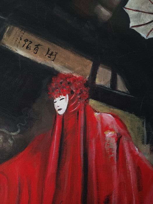 Tablou unicat Geisha