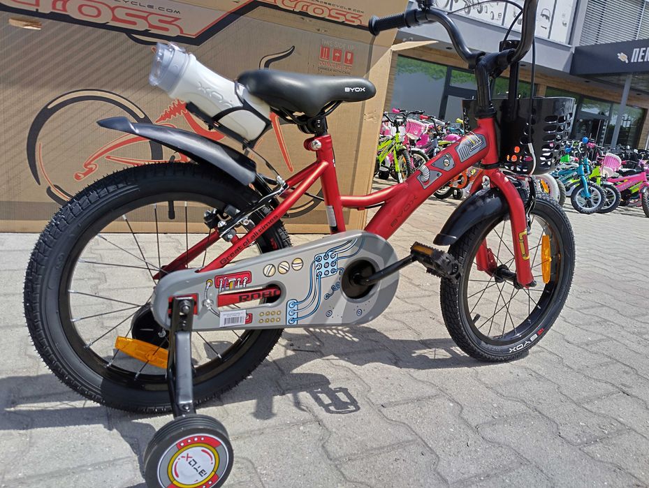 BYOX Детски велосипед 16" ROBO червен