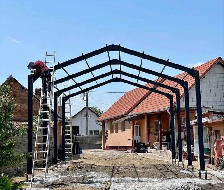 Vând hală metalică 6x 10