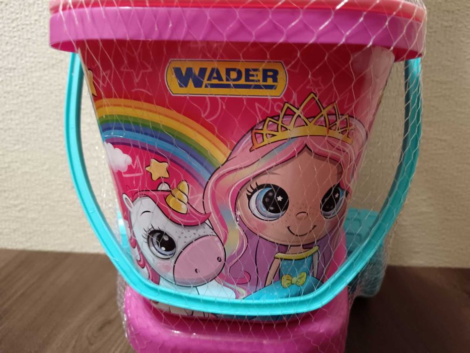 Количка с играчки за плаж и пясък.Нов детски конструктор Кухня.