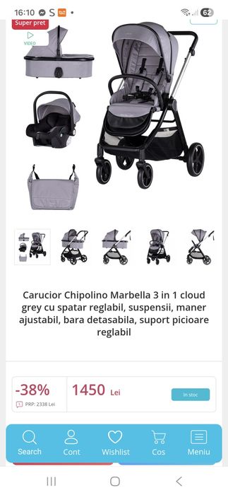 De vanzare carucior 3 in 1