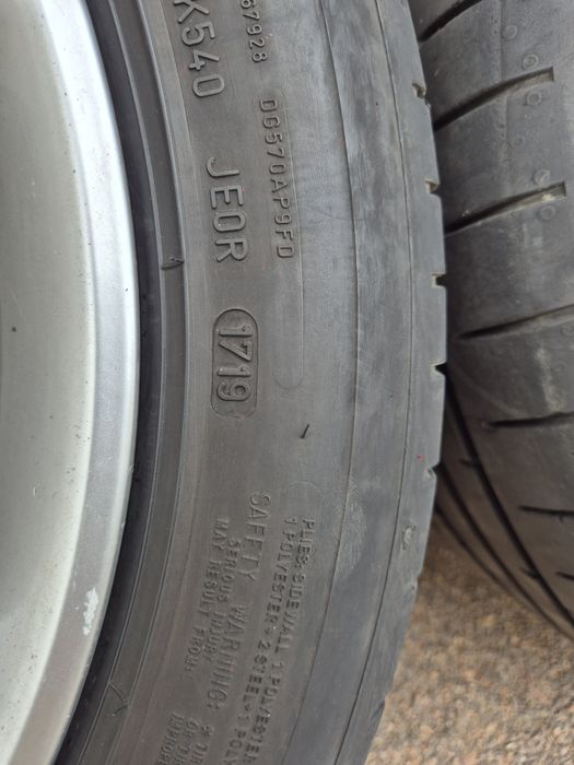 Volvo - aлуминиеви джанти 17 5x108 с гуми Dunlop - 225/50/17