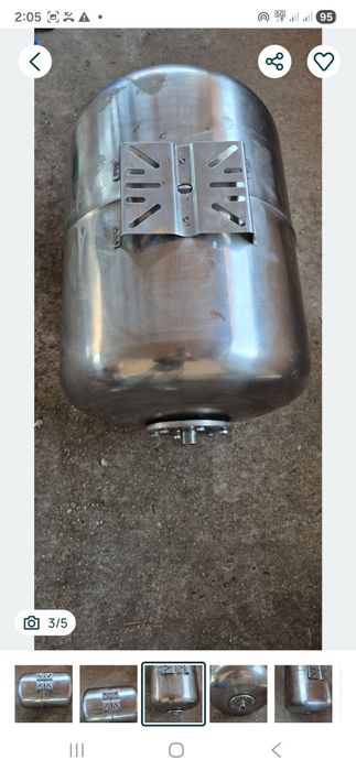 Vas expansiune 100 l inox