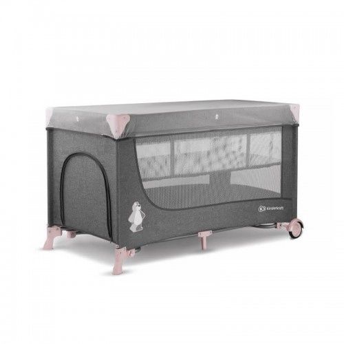 Бебешка кошара  KinderKraft Joy  Розова + Обиколник Cangaroo