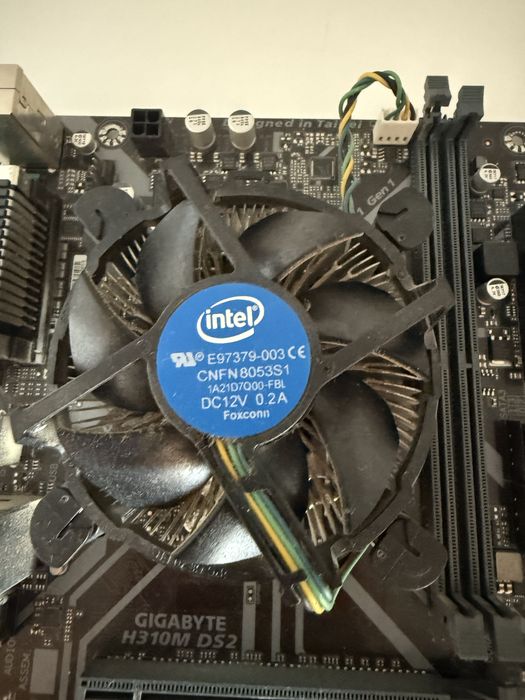 Placă de bază Gigabyte H310M DS2 + Intel Core i5-8600 + Cooler Stock