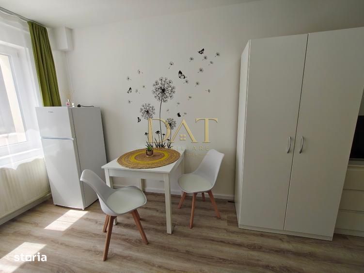 Studio de închiriat | 22 mp | Renovat și mobilat | Utilități incluse