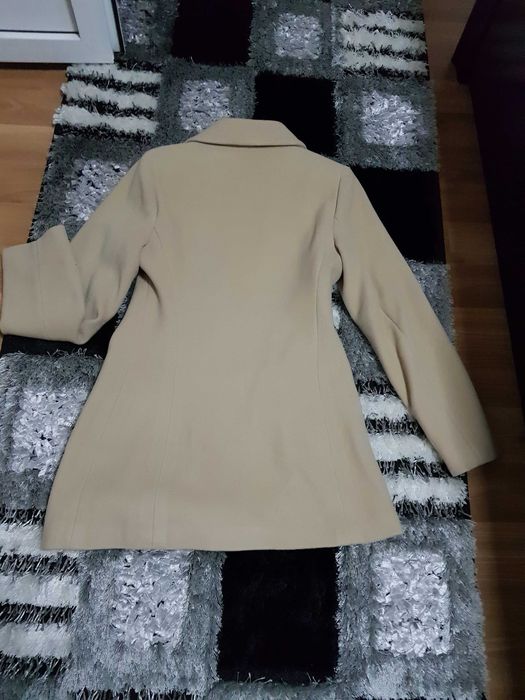 Palton elegant bej S