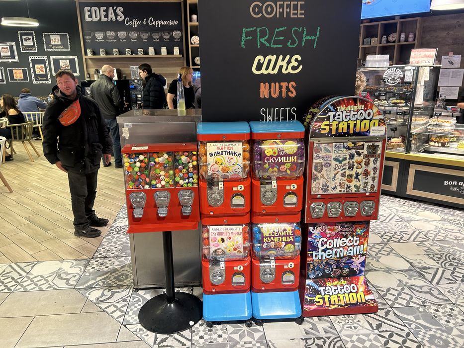 Вендинг машини за татуировки- ново