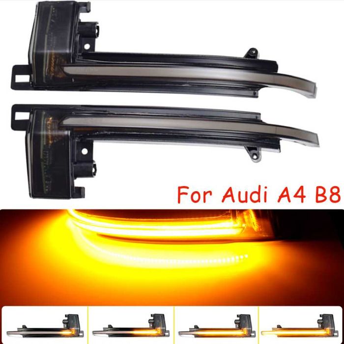 LED Бягащи мигачи за Audi A4 B8 , A8 D3, A5 , A3 , Q3 Динамични Ауди