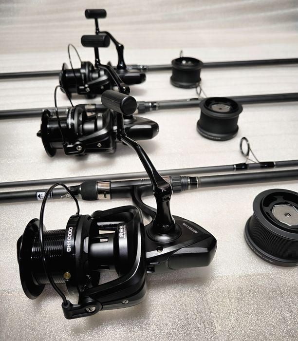 SET 3 Lansete ULTEGRA XT CARP 3.90m,2 tronsoane + 3 Mulinete GH 10000