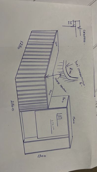 Витрина касса стилаж