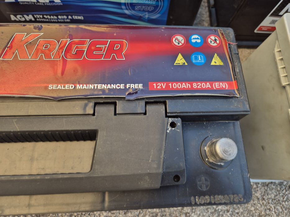 Акумулатор AGM 12V 100Ah 95 Ah Varta Era Maxibat Kriger