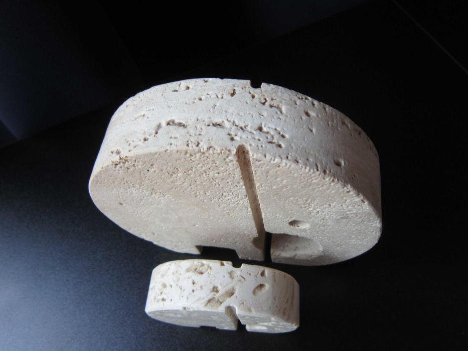 cadou rar arta Elefanti by Enzo Mari travertin Fratelli Mannelli  1970